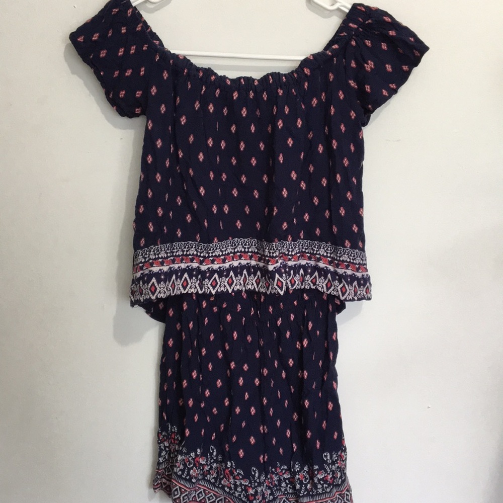 Navy romper